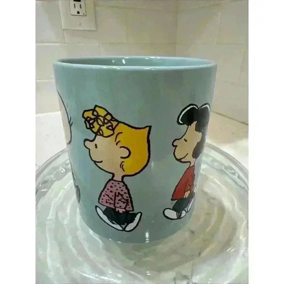 Peanuts Group Profile Walk Ceramic Mug, Microwave Safe, 14-Ounce Snoopy - Picture 6 of 9